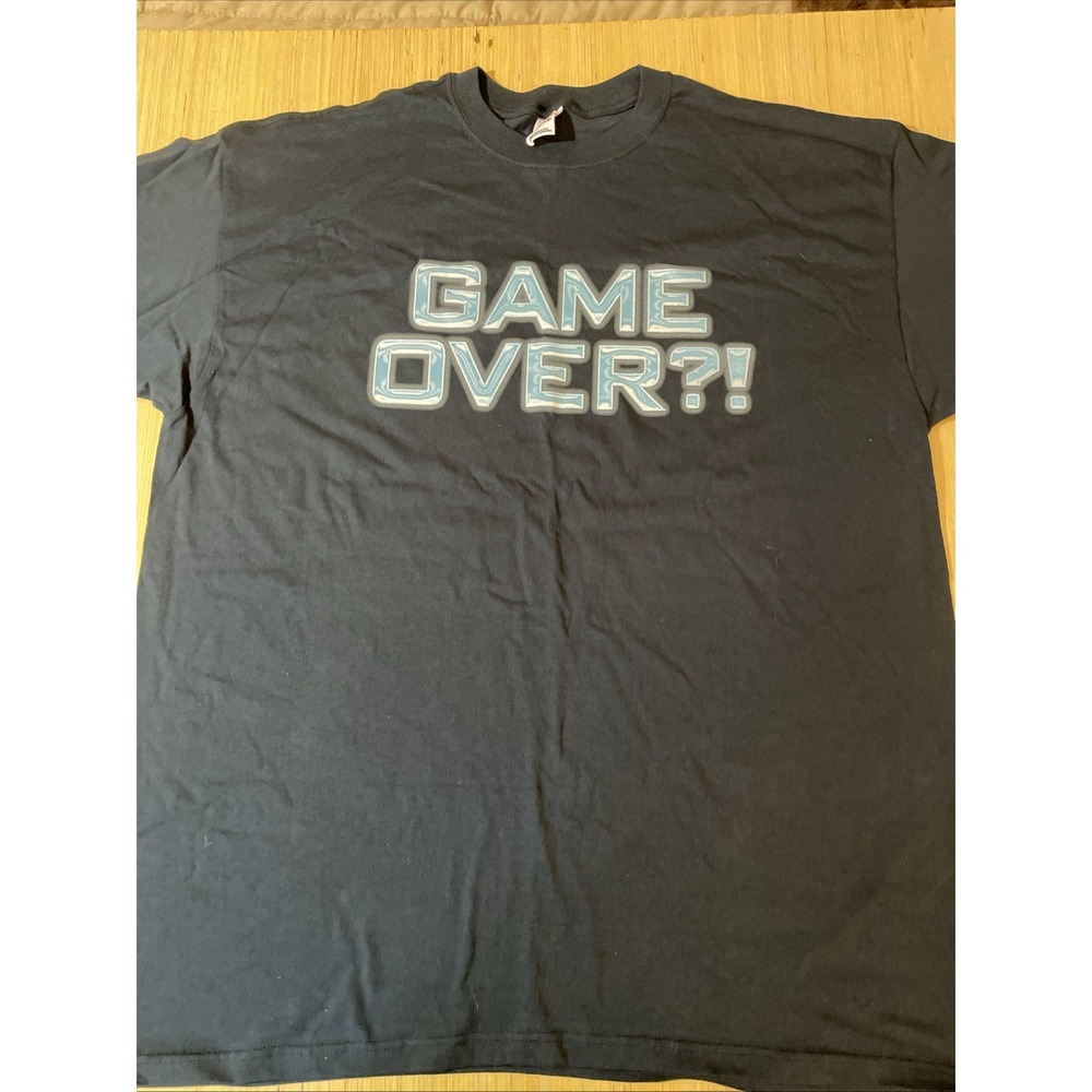 WWE‎ WWF  Triple H Game Over?! you're damn right I'm over Blue 2X T-shirt NOS
